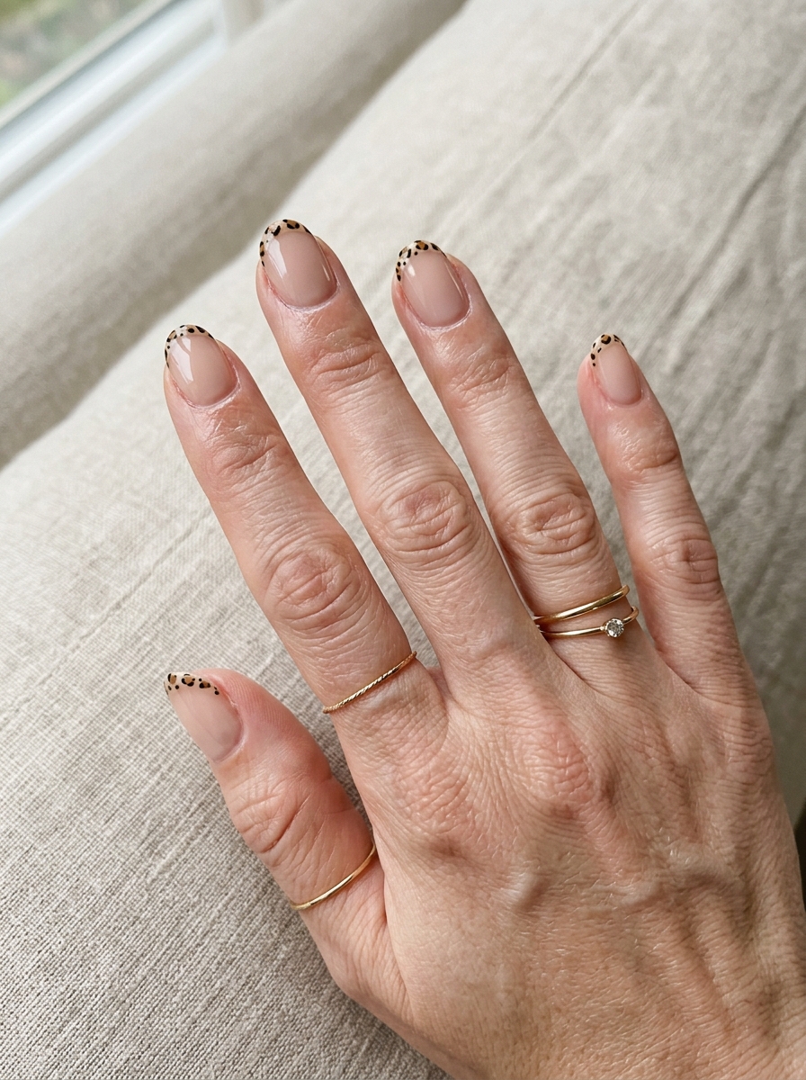 Leo Micro French Nails als Leo Nägel Inspiration 2026